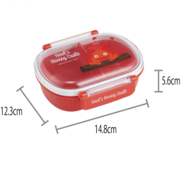 (Pre-Order) Skater Antibacterial 1 Tier, 360ml, Howl's Moving Castle (Calcifer)