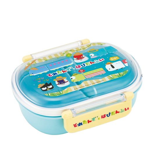 (Pre-Order) Skater Antibacterial Soft Lid Tight Lunch Box, 1 Tier/360ml, Toretans and Hapidanbui
