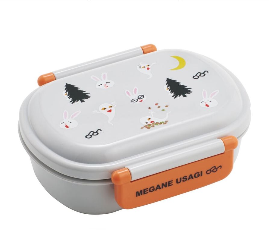 (Pre-Order) Skater Antibacterial Lunch Box, 1 Tier/360ml, Glasses Rabbit