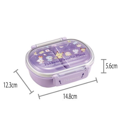 (Pre-Order) Skater Antibacterial Lunch Box, 1 Tier, 360ml, Poke Piece 24