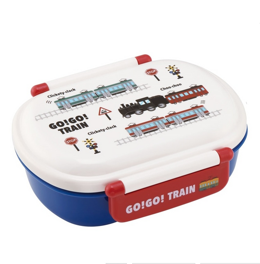 (Pre-Order) Skater Antibacterial Soft-Lid Tight Lunch Box, 1 Tier, 360ml, TRAIN