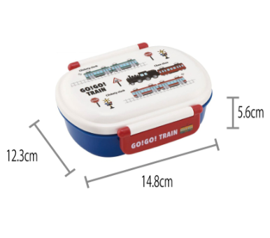 (Pre-Order) Skater Antibacterial Soft-Lid Tight Lunch Box, 1 Tier, 360ml, TRAIN