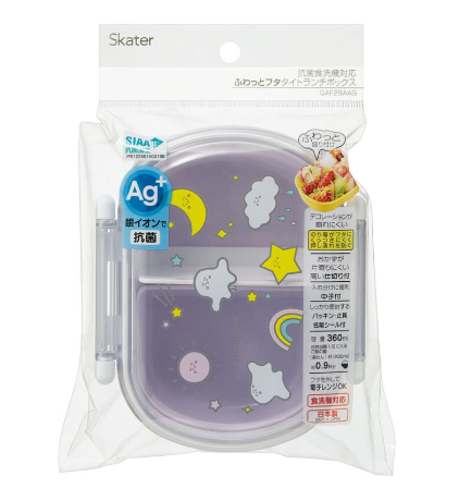 (Pre-Order) Skater Antibacterial Lunch Box, 1 Tier/360ml, Shinapushu