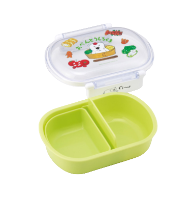 (Pre-Order) Skater Antibacterial 1 Tier/360ml, Polar Bear Series