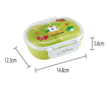 (Pre-Order) Skater Antibacterial 1 Tier/360ml, Polar Bear Series