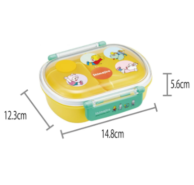 (Pre-Order) Skater Antibacterial 1 Tier/360ml, Shimajiro