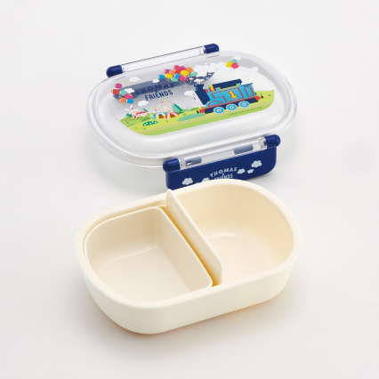 (Pre-Order) Skater Antibacterial, Crush-Resistant Lunch Box with Soft Lid, 1 Tier/360ml, Thomas