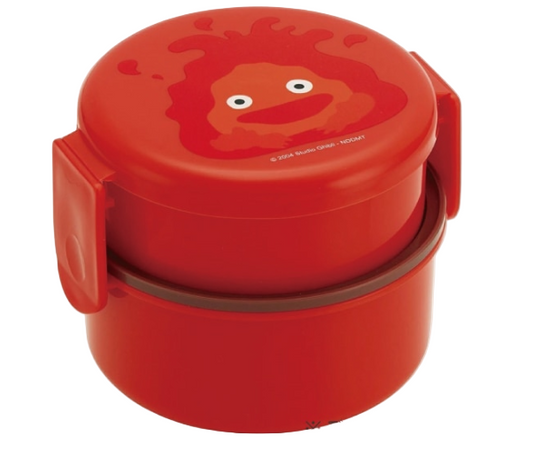 (Pre-Order) Skater Antibacterial Round Lunch Box 2 Tiers/500ml Howl's Moving Castle