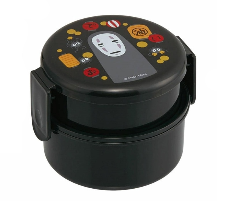 (Pre-Order) Skater Antibacterial round lunch box 2 tiers/500ml Kaonashi