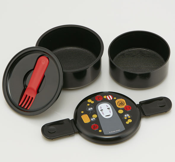 (Pre-Order) Skater Antibacterial round lunch box 2 tiers/500ml Kaonashi