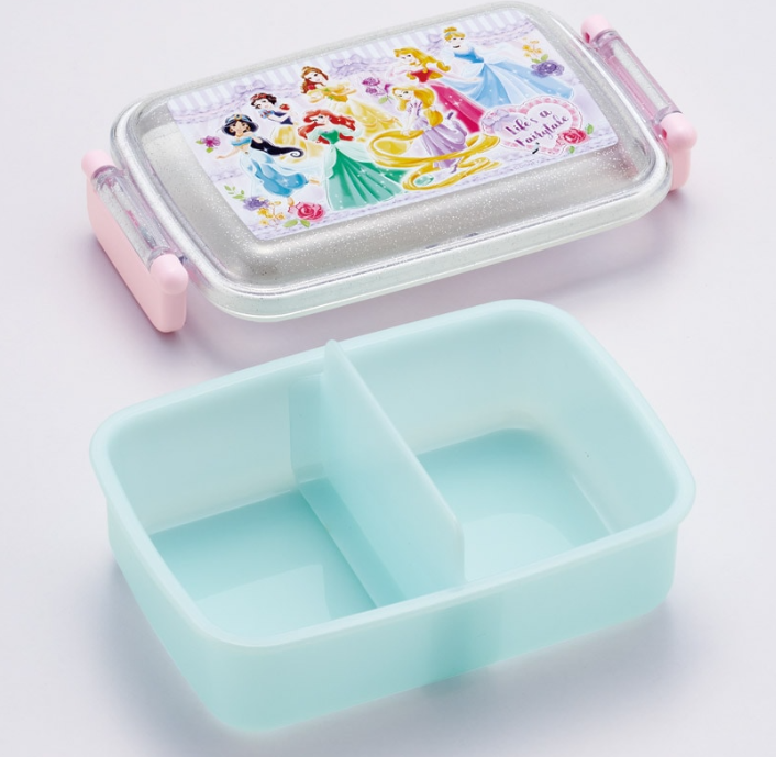 (Pre-Order) Skater Skater Lunch Box Single Stage 450ml Cute Character Dishwasher Compatible Kids Kids Divider Disney Princess