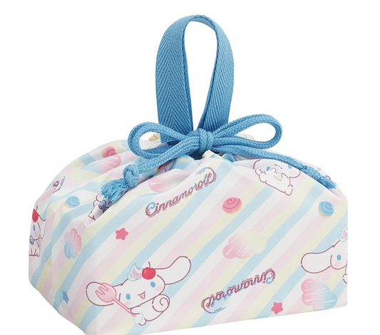 (Pre-Order) Skater Lunch Drawstring Bag  Cinnamo