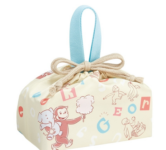 (Pre-Order) Skater Lunch Drawstring Bag  George Alphabet