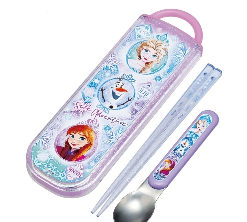 (Pre-Order) Chopsticks Spoon Set Dishwasher Safe Antibacterial Cutlery Frozen