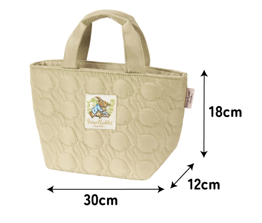 (Pre-Order) Skater Warm Cold Lunch Bag Quilted Character Stylish Lunch Bag Adult eter Rabbit