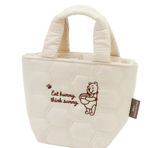 (Pre-Order) Skater Warm Insulation Cold Insulation Jar Lunch Bag Quilting Small Character Fashionable  Winnie the Pooh