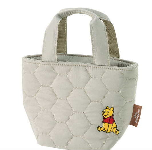 (Pre-Order) Skater Warm Cold Insulation Jar for Lunch Bag Quilted Small Character Stylish skater  Winnie the Pooh