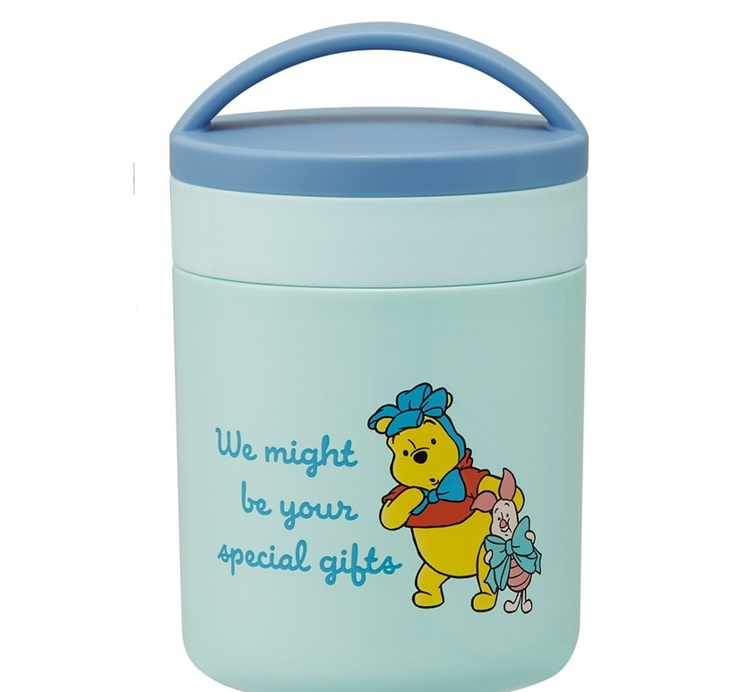 (Pre-Order) Skater Antibacterial Thermal and Cold Insulation Delica Pot Soup Jar 300ml Soup Pot Food Jar  Winnie the Pooh