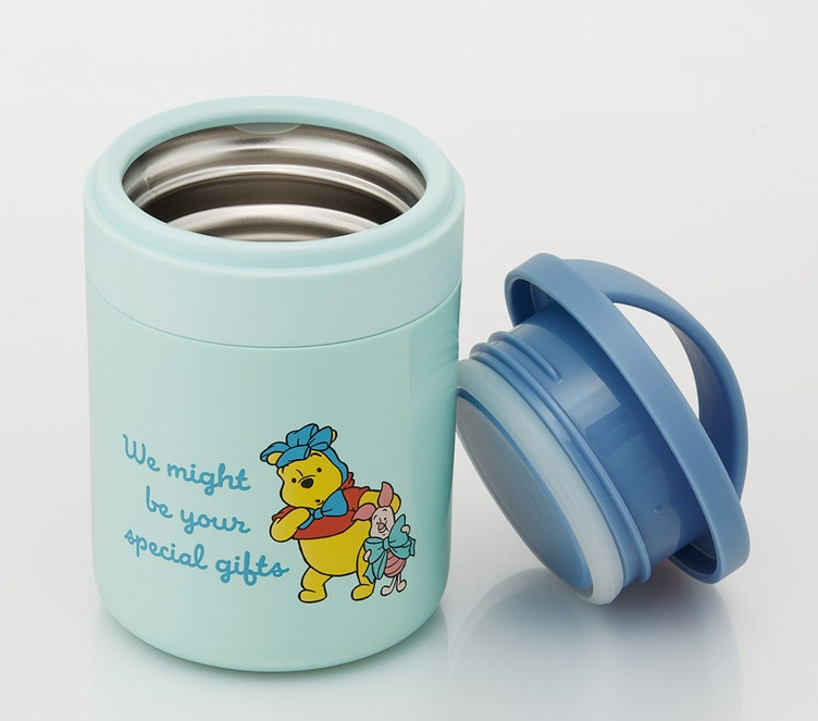 (Pre-Order) Skater Antibacterial Thermal and Cold Insulation Delica Pot Soup Jar 300ml Soup Pot Food Jar  Winnie the Pooh