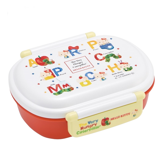 (Pre-Order) Skater Antibacterial single-tier/360ml The Very Hungry Caterpillar and Hello Kitty