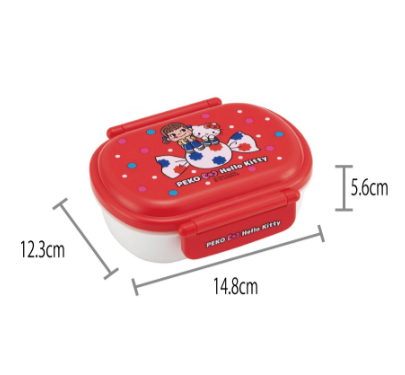 (Pre-Order) Skater Antibacterial 1 Tier/360ml, Peko-chan x Hello Kitty