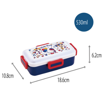 (Pre-Order) Skater Antibacterial 1-tier/530ml, Hello Kitty, always by your side