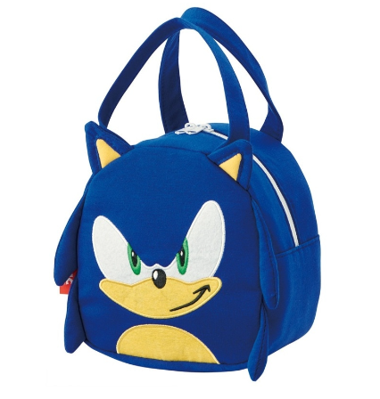 (Pre-Order) Skater mini tote lunch bag for kids featuring Sonic the Hedgehog,  for boys and girls