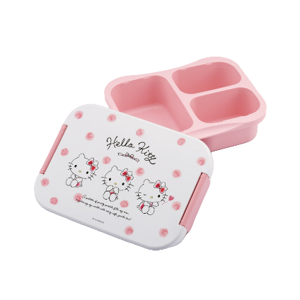 (Pre-Order) Skater Antibacterial, separate lunch box, 900ml capacity,single-tier, Hello Kitty