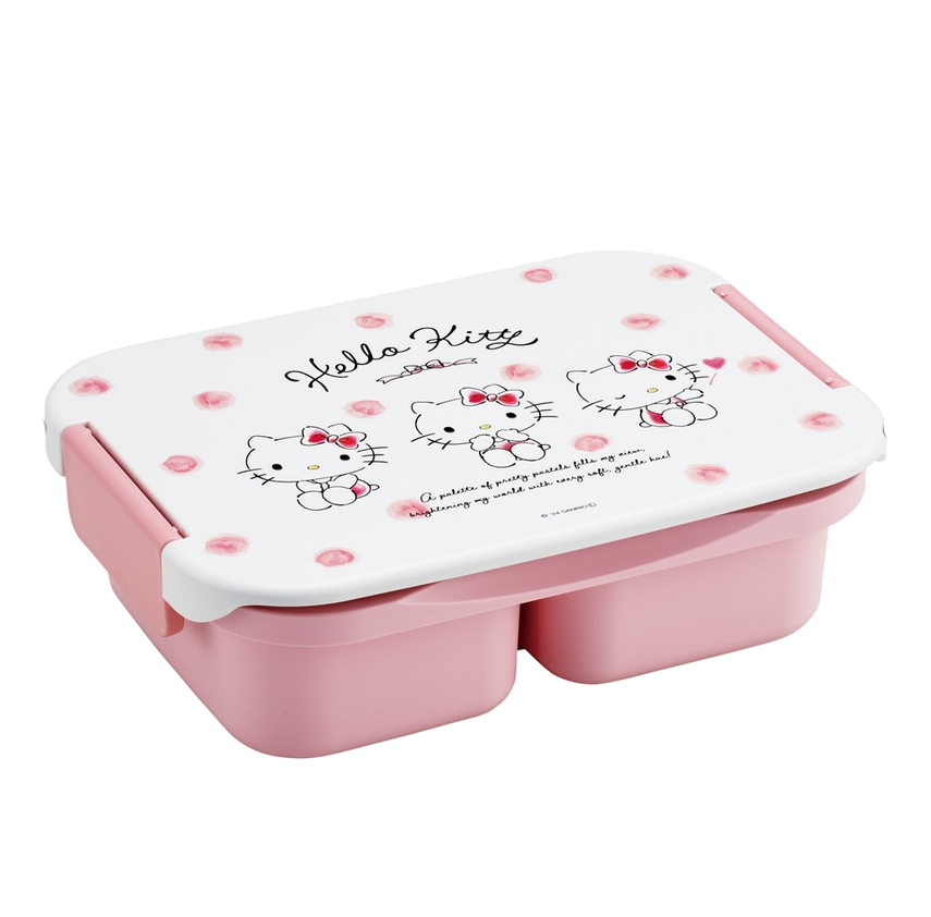(Pre-Order) Skater Antibacterial, separate lunch box, 900ml capacity,single-tier, Hello Kitty