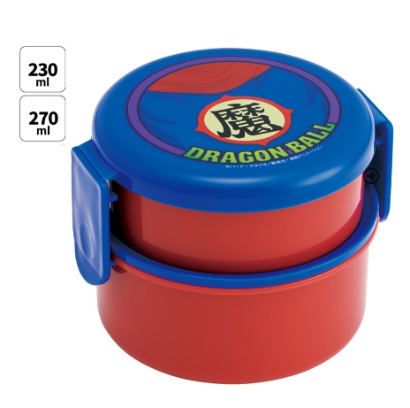(Pre-Order) Skater Round Lunch Box, 2 Tiers, 500ml, Dragon Ball, Demon