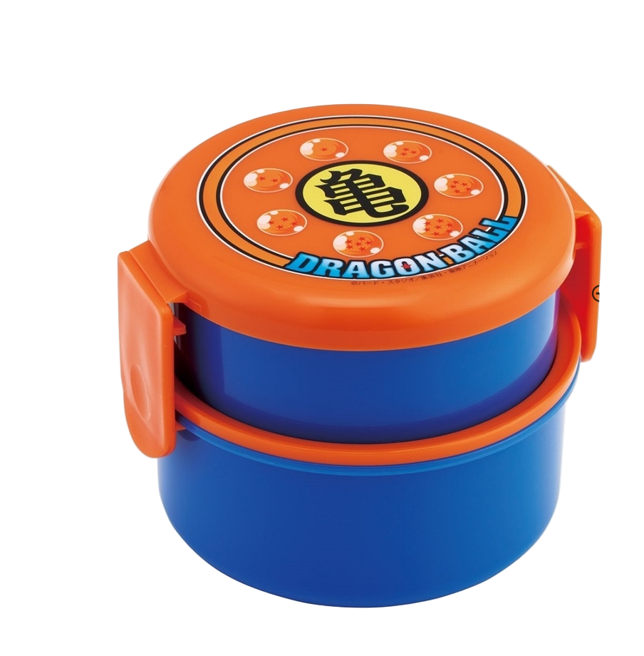 (Pre-Order) Skater Round Lunch Box, 2 Tiers, 500ml, Dragon Ball Turtle