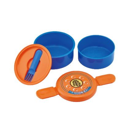 (Pre-Order) Skater Round Lunch Box, 2 Tiers, 500ml, Dragon Ball Turtle