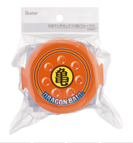 (Pre-Order) Skater Round Lunch Box, 2 Tiers, 500ml, Dragon Ball Turtle