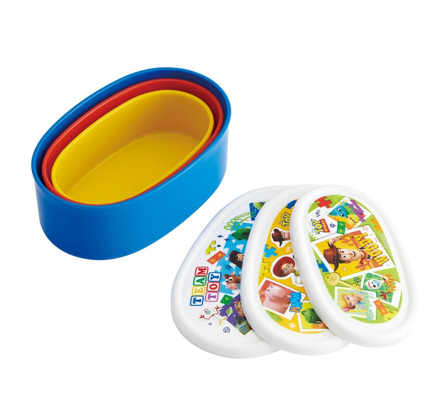 (Pre-Order) Skater Set of 3 Toy Story 24 Lunch Boxes, Antibacterial