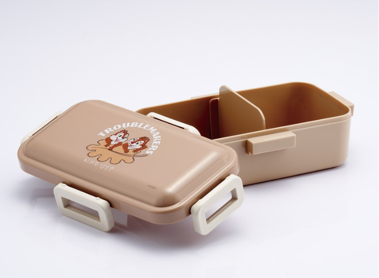 (Pre-Order) Skater Side dishes don't collapse easily Fluffy bento box 1 tier/530ml Chip & Dale Autumn