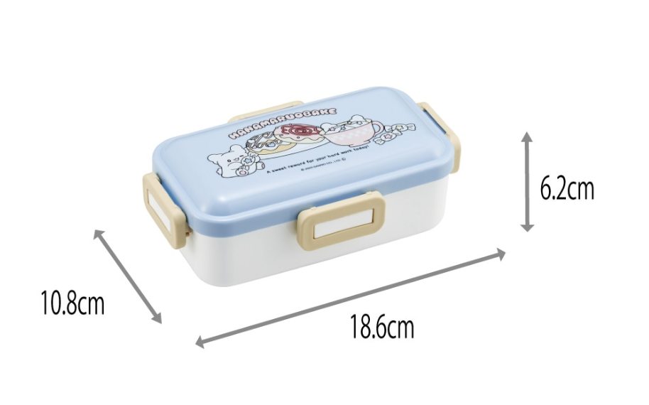 (Pre-Order) Skater Side dishes are not easy to crush Fluffy bento box 1 tier/530ml Hanamaru ghost