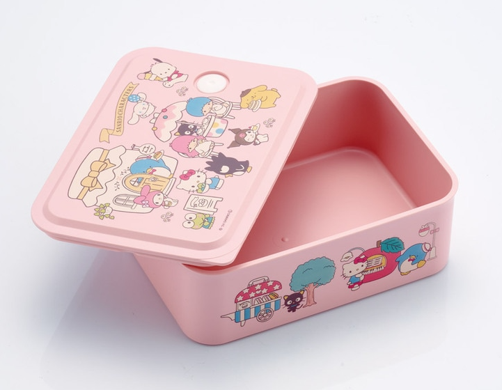 (Pre-Order) Skater Lunch Box 700ml Lunch Case M 1 Tier Lunch Box Lunch Box Vacation Biomass skater Sanrio Character village Kitty Kuromi
