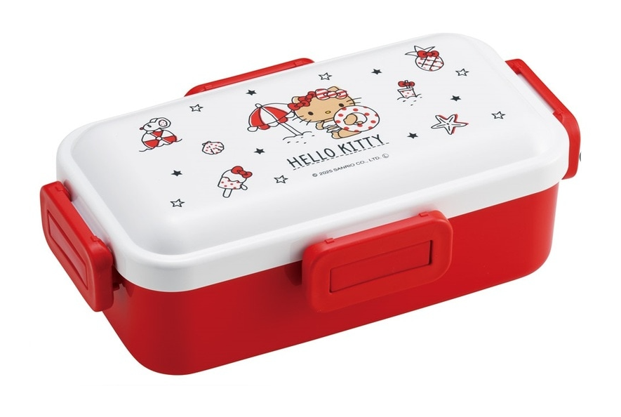 (Pre-Order) Skater Side dishes are not easy to crush Fluffy Bento Box 1 tier/530ml Hello Kitty