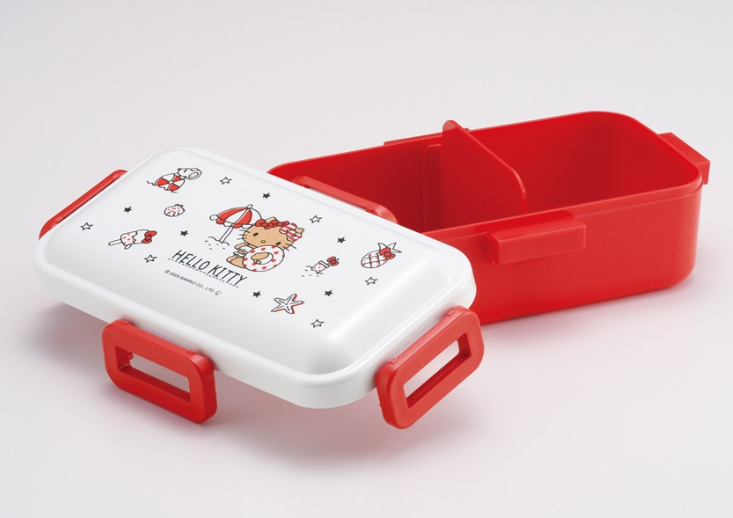 (Pre-Order) Skater Side dishes are not easy to crush Fluffy Bento Box 1 tier/530ml Hello Kitty