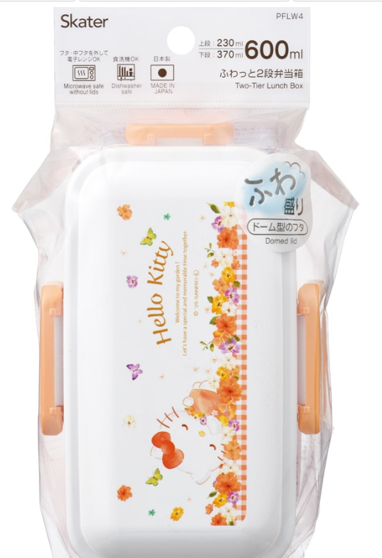 (Pre-Order) Skater Lunch Box 600ml Cute Kitty Hello