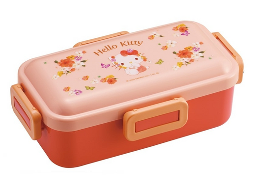 (Pre-Order) Side dishes don't collapse easily Fluffy Bento Box 1 tier/530ml Hello Kitty
