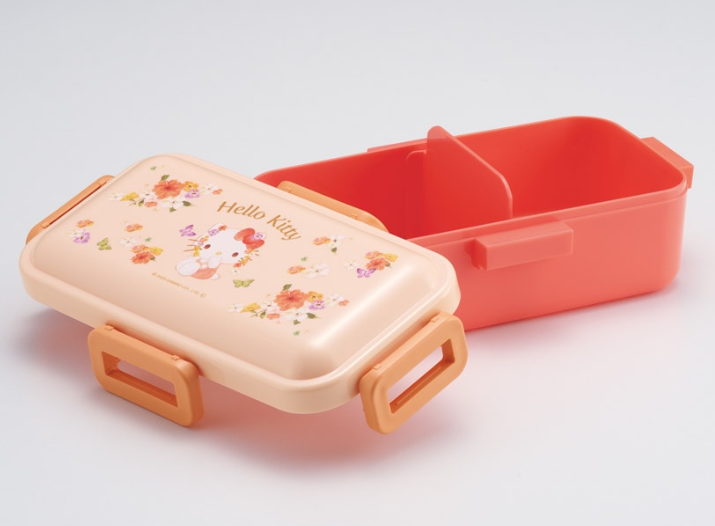 (Pre-Order) Side dishes don't collapse easily Fluffy Bento Box 1 tier/530ml Hello Kitty