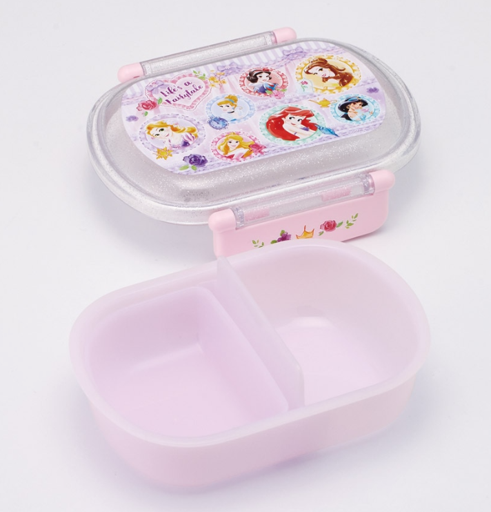 (Pre-Order) Skater Lunch Box Single-Stage Range Compatible Dishwasher Compatible Lunch Box 3 Disney Princess60ml