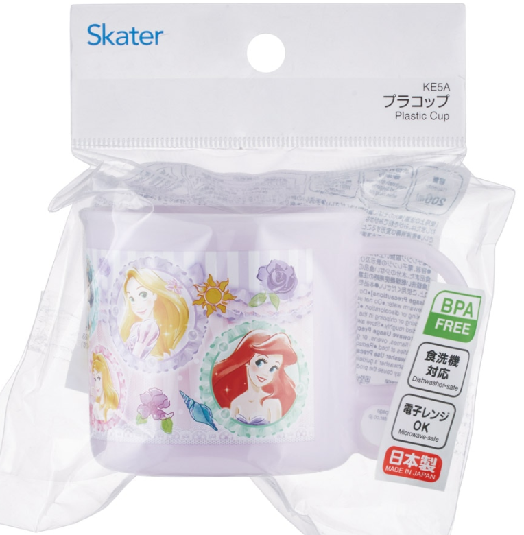 (Pre-Order) Skater Plastic Cup Kindergarten 200ml Disney Princess