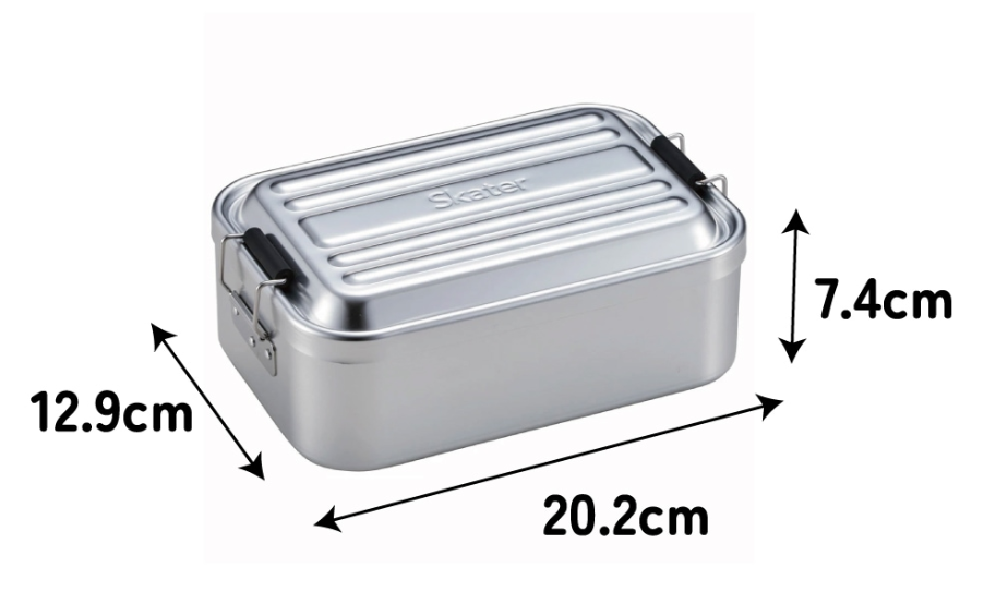 (Pre-Order) Skater Aluminum Lunch Box Deep Capacity 1200ml 1 Stage