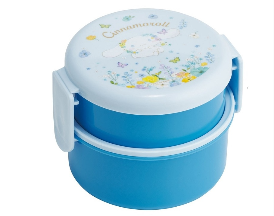 (Pre-Order) Skater Lunch Box Two-Tier 500ml Cinnamon Sanrio