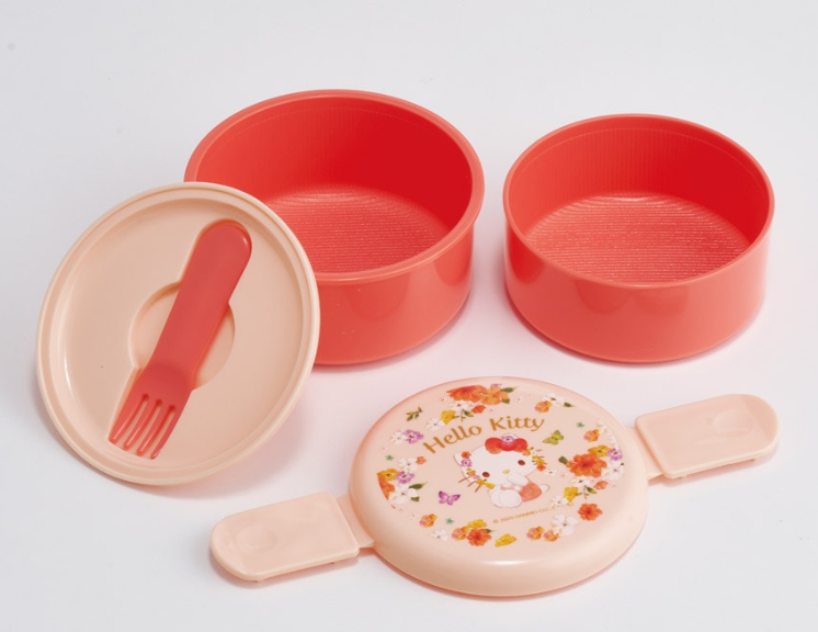 (Pre-Order) Skater Lunch Box Two-Tier 500ml Hello Kitty