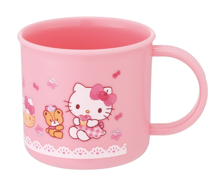(Pre-Order) Skater Plastic Cup Kindergarten 200ml Children's Plastic Cups Hello Kitty