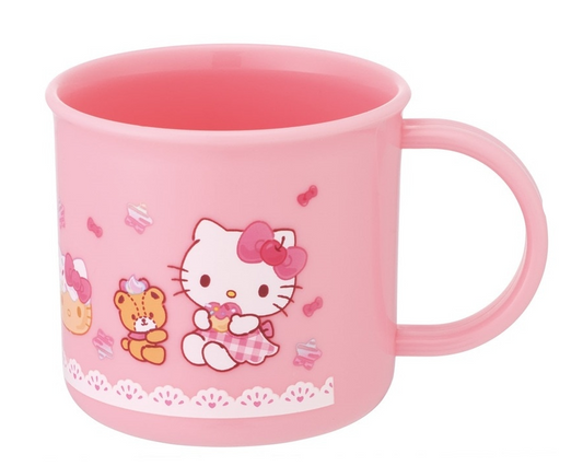 (Pre-Order) Skater Plastic Cup Kindergarten 200ml Children's Plastic Cups Hello Kitty