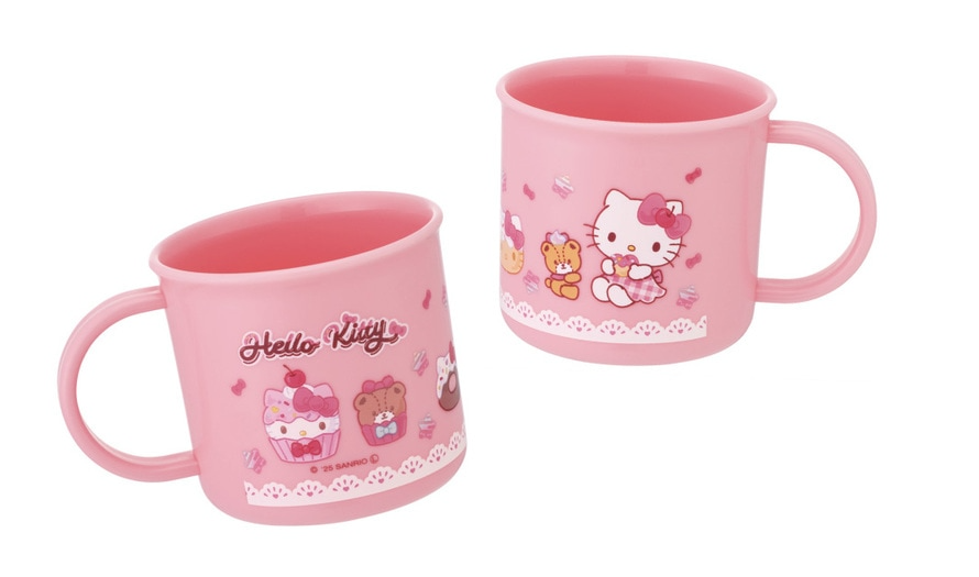 (Pre-Order) Skater Plastic Cup Kindergarten 200ml Children's Plastic Cups Hello Kitty